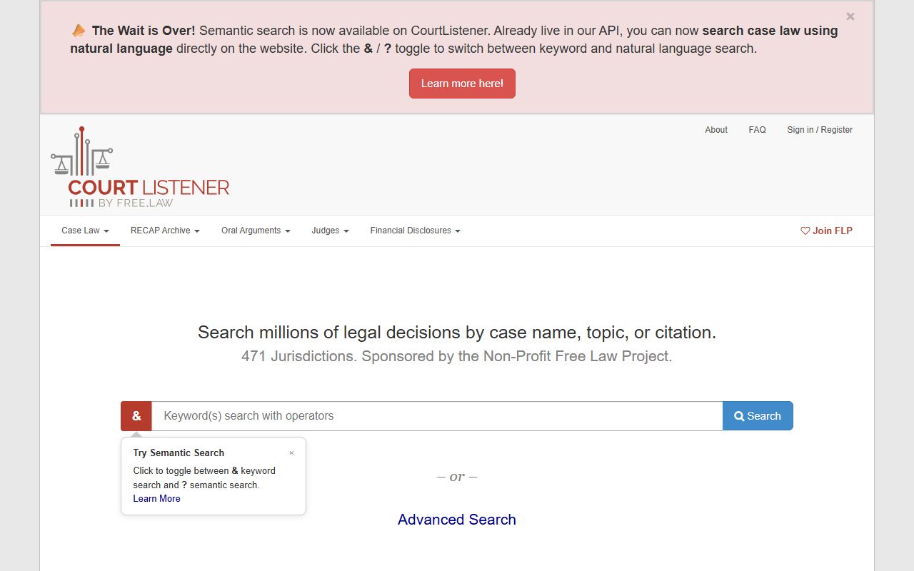 CourtListener federal docket search relevant to DuPage County court records