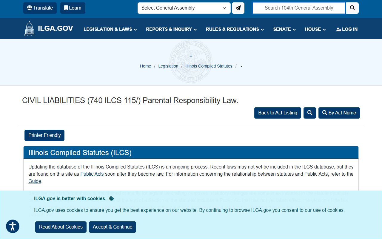Illinois Probate Act of 1975 statute for DuPage probate records